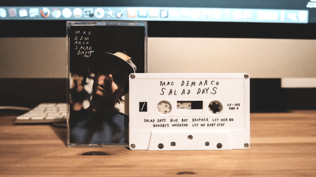 Mac DeMarcoの名盤「Salad Days」のカセットテープ