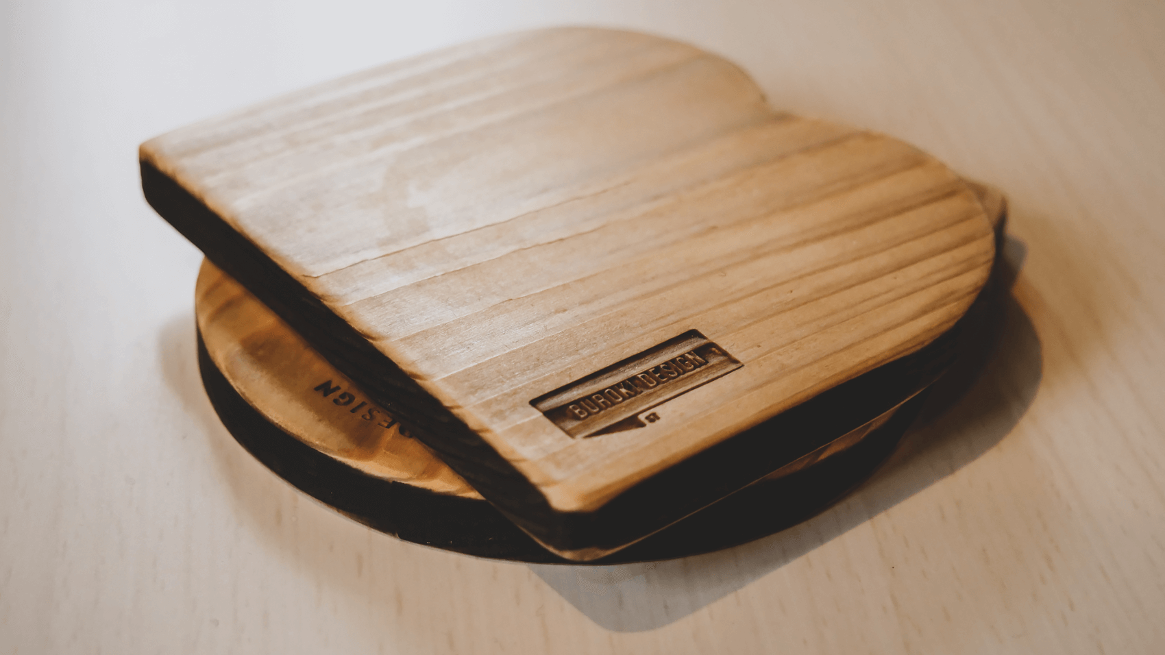 BUROKI designの木製コースター