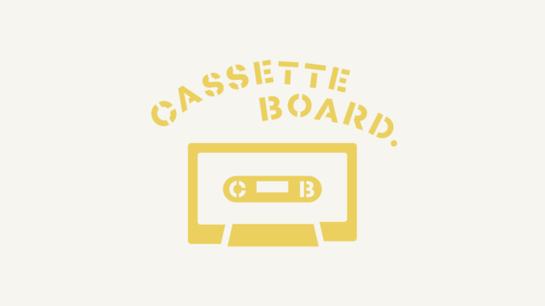 焼印用に制作したCASSETTE BOARDのロゴデザイン