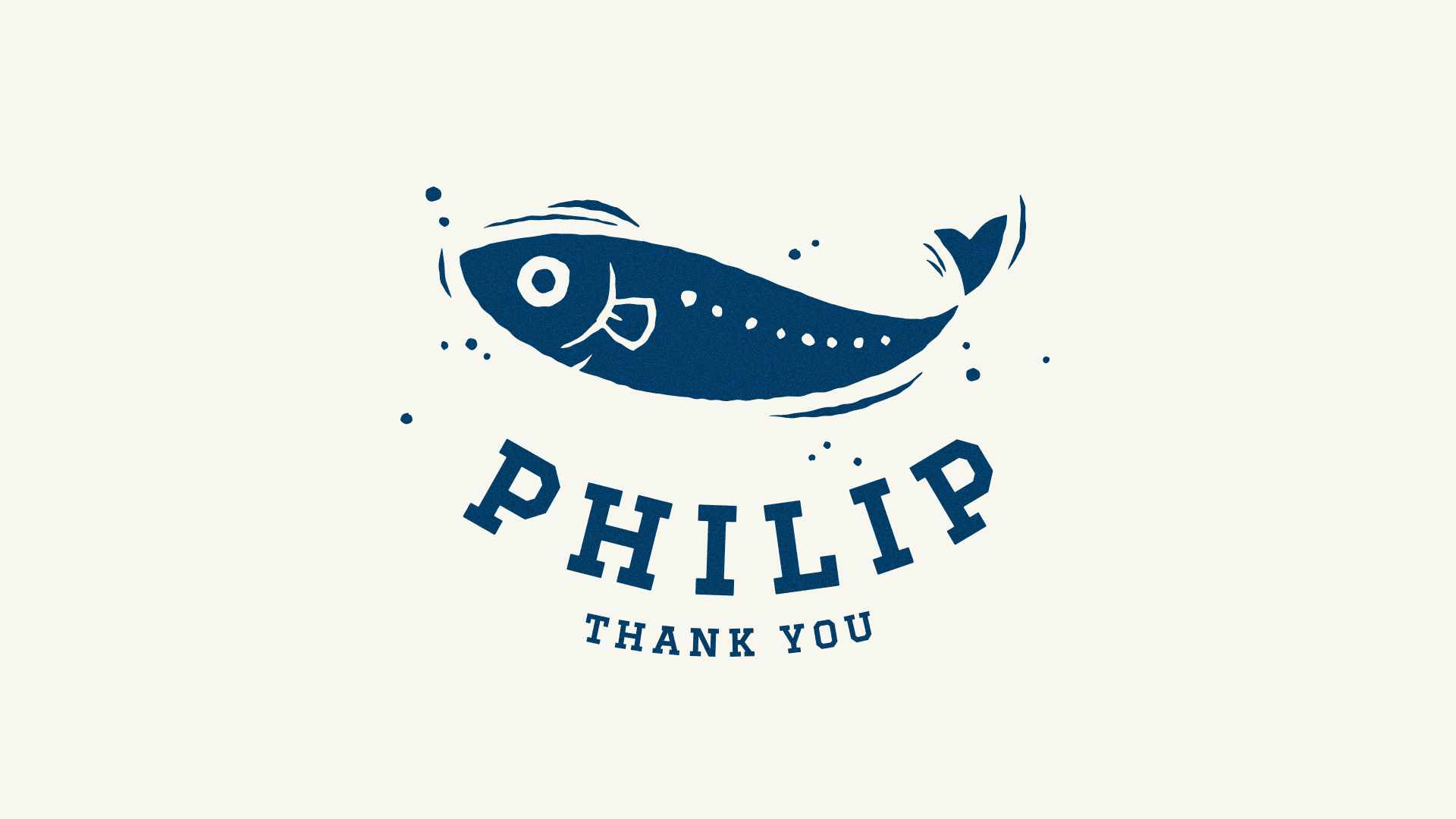 相棒フィリップのロゴデザイン