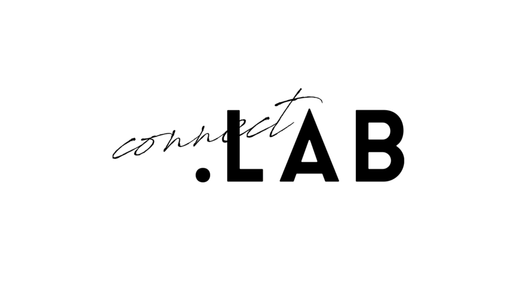 「connect.LAB（コネクトドットラボ）」のロゴデザイン