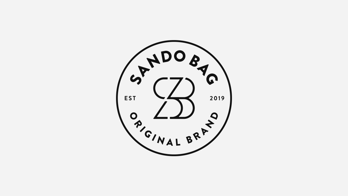 SANDO BAGのエンブレムデザイン