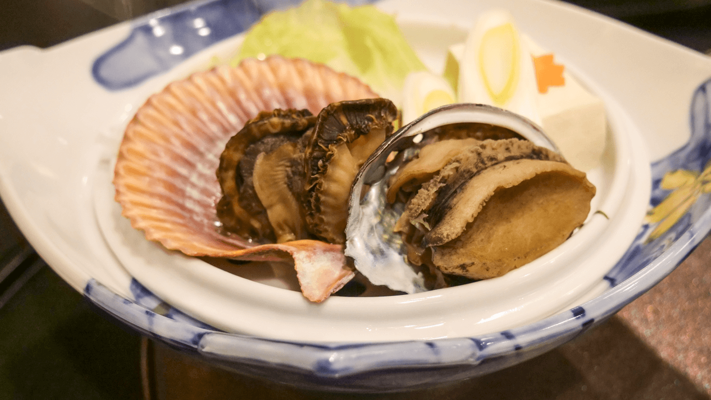 鮑子の海鮮蒸し