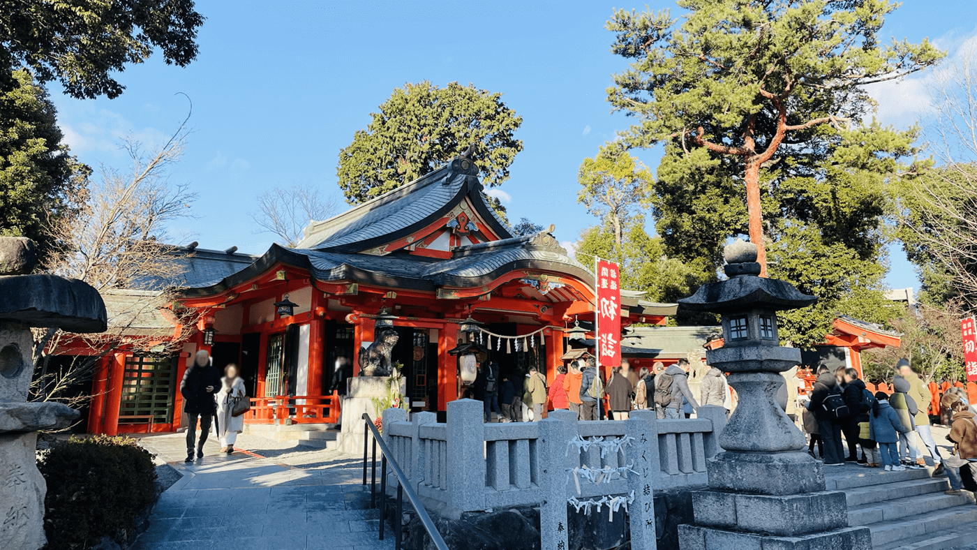 豊中稲荷神社の初詣の様子 その2