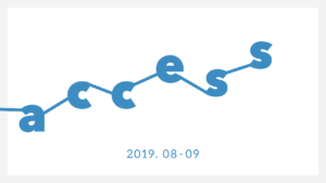 当webサイトの8月と9月の月間アクセス・PV数の推移はこんな感じでした