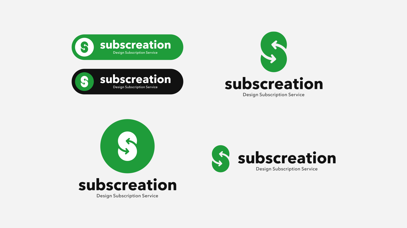 subscriptionのロゴデザイン